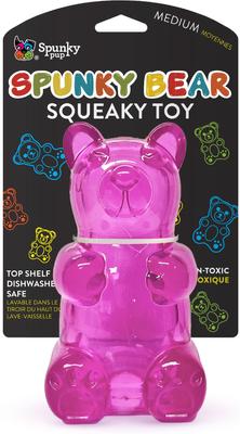 Show full view: Spunky Pup Spunky Bear Squeaky Dog Chew Toy, Medium slide 6 of 8
