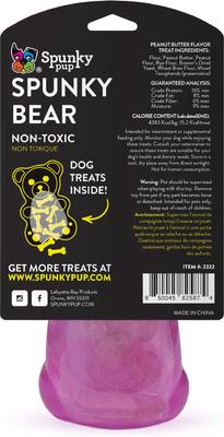Show full view: Spunky Pup Spunky Bear Treat Dispensing Dog Toy, Medium slide 9 of 10
