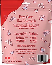 Spunky Pup Valentines Biscuits A Pizza My Heart Dog Treat, 10-oz bag slide 2 of 2