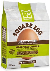 SquarePet Square Egg Meat Free Formula Dry Dog Food, 4.4-lb bag