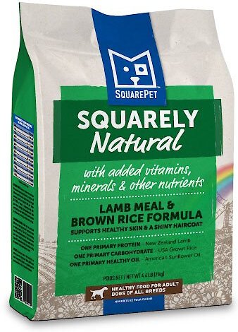 SquarePet Squarely Natural Canine Lamb Meal & Brown Rice Dry Dog Food