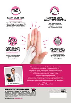 Show full view: SquarePet VFS Ideal Digestion Dry Dog Food, 22-lb bag slide 3 of 10