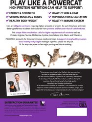 SquarePet VFS PowerCat Turkey & Chicken High Protein Dry Cat Food, 4.4-lb bag slide 2 of 8