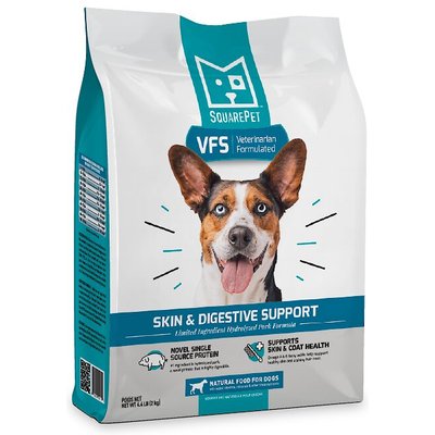 SquarePet SquarePet VFS Skin & Digestive Support Dry Dog Food, 4.4-lb bag