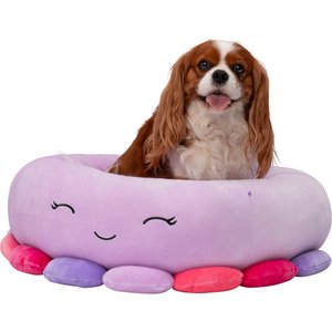 Squishmallows Beula Octopus Cat & Dog Bed, Purple, Medium