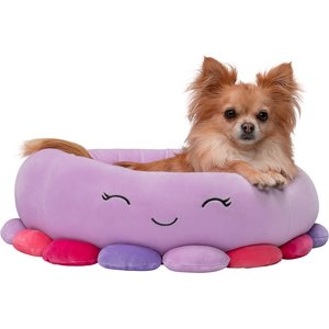 Squishmallows Beula Octopus Cat & Dog Bed, Purple, Small