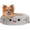 Show in main carousel: Squishmallows Gordon Shark Cat & Dog Bed, Grey, Small slide 1 of 8