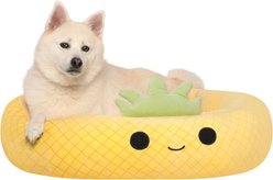 Squishmallows Maui Pineapple Cat & Dog Bed, Yellow, Large slide 2 of 7