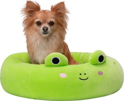 Squishmallows Wendy Frog Cat & Dog Bed, Green, Small slide 2 of 6