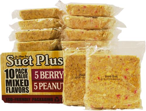 Show full view: St. Albans Bay Suet Plus Berry & Peanut Suet Wild Bird Food, case of 30 slide 2 of 4