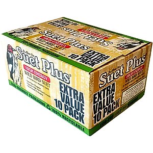 St. Albans Bay Suet Plus High Energy Suet Wild Bird Food, 10 count