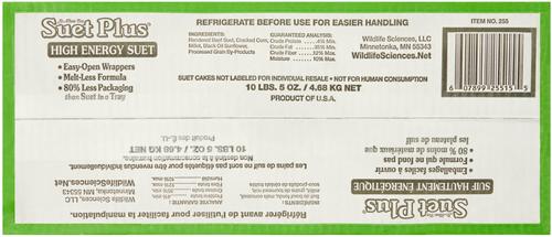 Show full view: St. Albans Bay Suet Plus High Energy Suet Wild Bird Food, 15 count slide 2 of 8