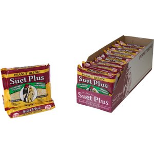 St. Albans Bay Suet Plus Peanut Blend Suet Wild Bird Food, case of 12