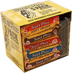 St. Albans Bay Suet Plus Suet Cake & Feeder Combo Wild Bird Food, case of 5