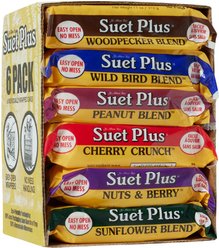 St. Albans Bay Suet Plus Variety Suet Wild Bird Food, case of 6