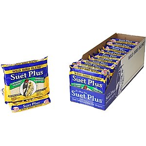 St. Albans Bay Suet Plus Wild Bird Blend Suet Wild Bird Food, case of 12