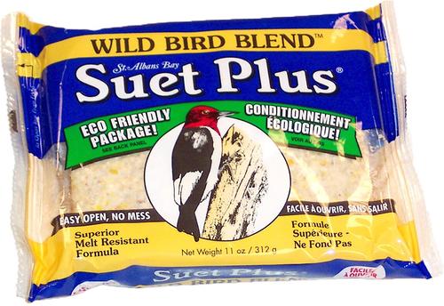 Show full view: St. Albans Bay Suet Plus Wild Bird Blend Suet Wild Bird Food, case of 12 slide 2 of 8
