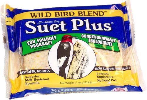 Show full view: St. Albans Bay Suet Plus Wild Bird Blend Suet Wild Bird Food, case of 12 slide 4 of 8