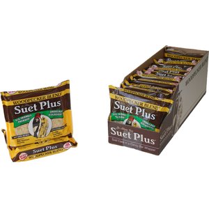 St. Albans Bay Suet Plus Woodpecker Blend Suet Wild Bird Food, case of 12