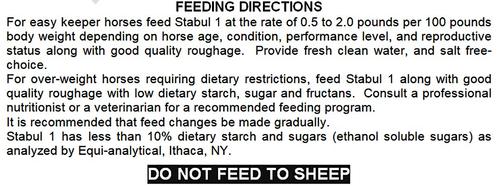 Show full view: Stabul 1 Equine Diets Fenugreek Low Sugar, Low Starch Horse Feed, 40-lb bag slide 4 of 5