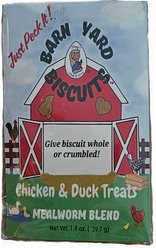 Stacy's Chick-N-Coop Barn Yard Biscuits Chicken & Duck Treats, 1.4-oz bag