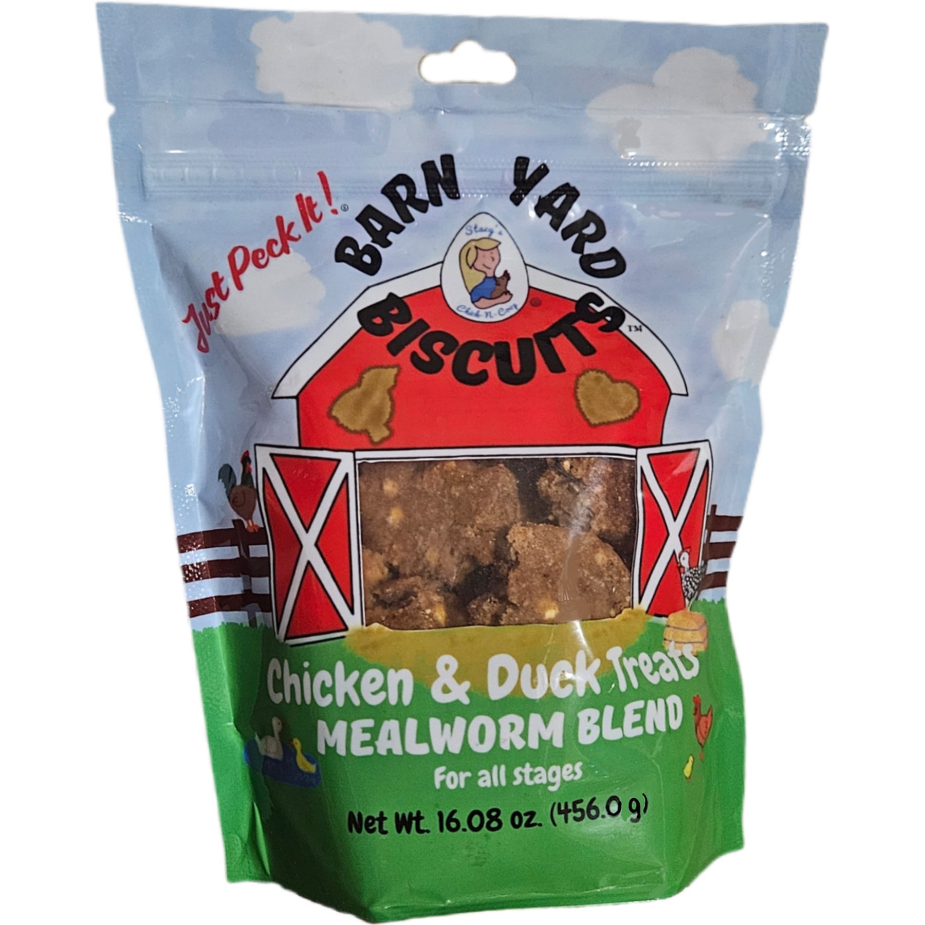 Stacy's Chick-N-Coop Barn Yard Biscuits Chicken & Duck Treats, 16.08-oz bag