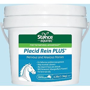Stance Equitec Placid Rein Plus Powder Horse Supplement, 3.3-lb