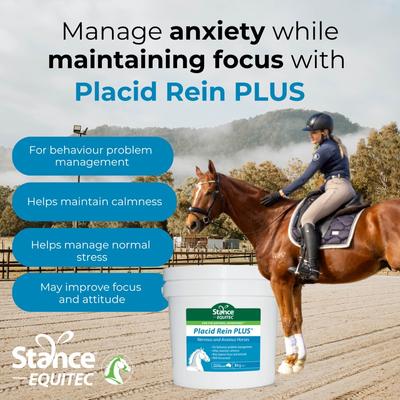 Show full view: Stance Equitec Placid Rein Plus Powder Horse Supplement, 3.3-lb slide 4 of 4