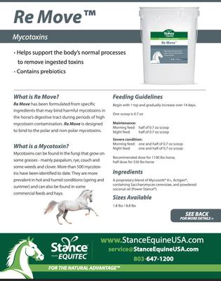 Show full view: Stance Equitec USA ReMove Horse Supplement, 1.5-lb bottle slide 2 of 3