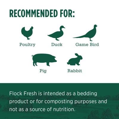 Show full view: Standlee Flock Fresh Poultry Coop Bedding, 25-lb slide 6 of 10