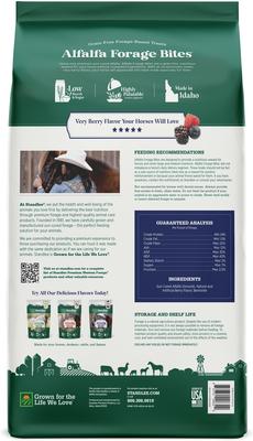 Show full view: Standlee Forage Bites Alfalfa Very Berry Horse Treats, 25-lb bag slide 2 of 4