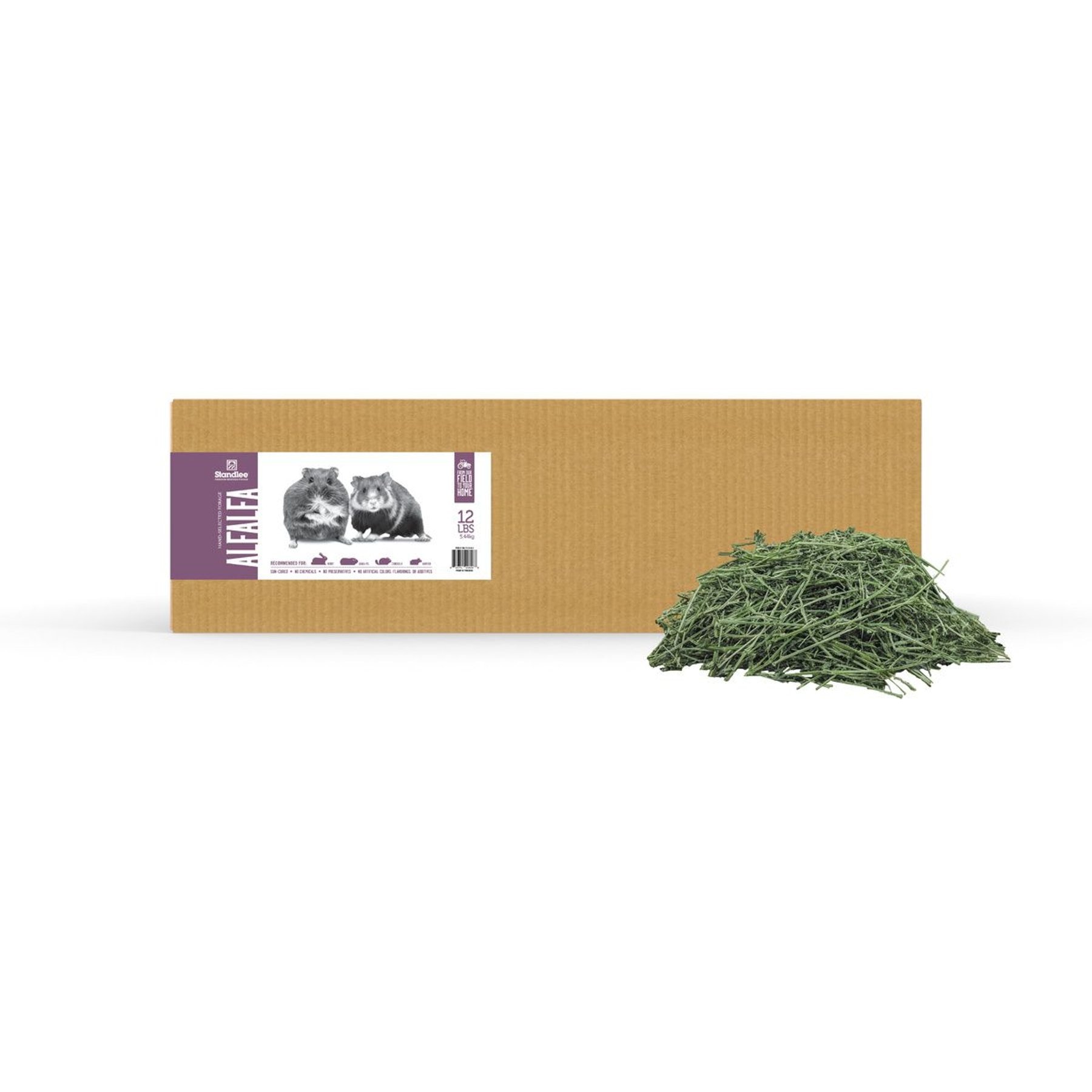 Standlee PremiYum Western Alfalfa Hay Small Animal Food, 12-lb box