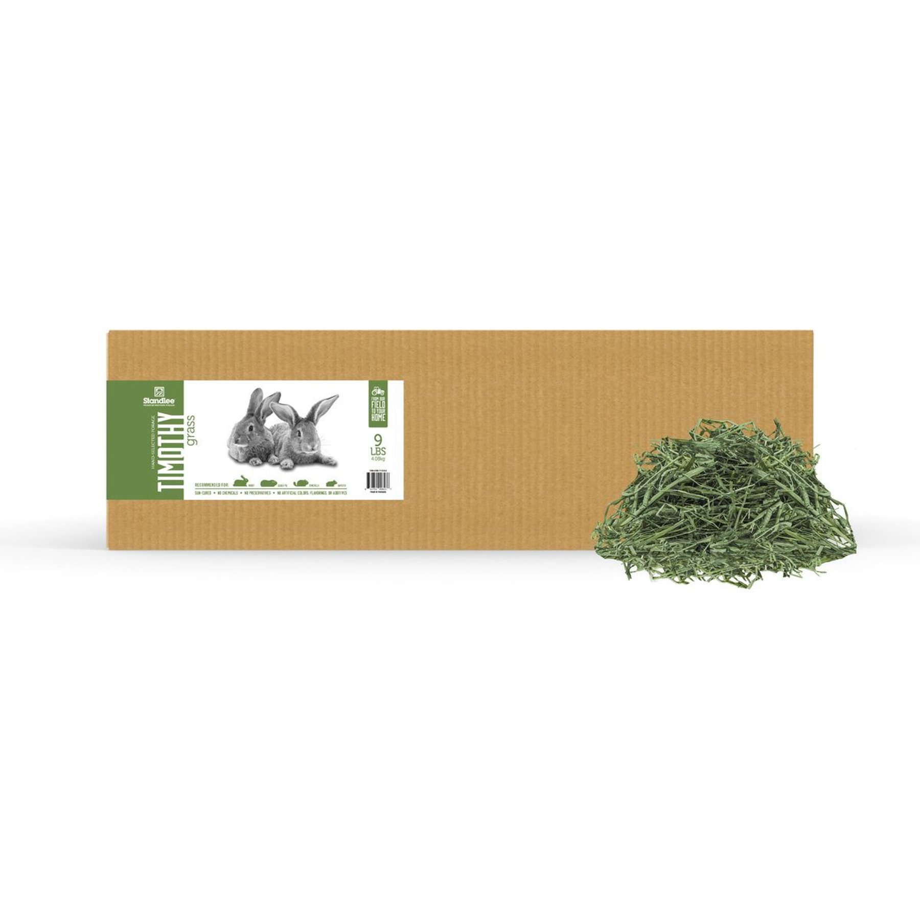 Standlee PremiYum Western Timothy Hay Small Animal Food, 9-lb box