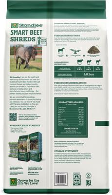 Show full view: Standlee Smart Beet Shreds Horse Feed, 25-lb bag slide 4 of 9