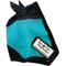 Show in main carousel: Star Point Horsemanship Mini-Pony Ear Cover Fly Mask, Teal, Medium/Mini slide 2 of 5