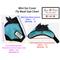 Show in main carousel: Star Point Horsemanship Mini-Pony Ear Cover Fly Mask, Teal, Small/Mini slide 4 of 5