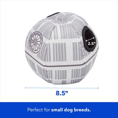 Show full view: STAR WARS DEATH STAR Hide & Seek Puzzle Plush Squeaky Dog Toy, Small slide 2 of 6