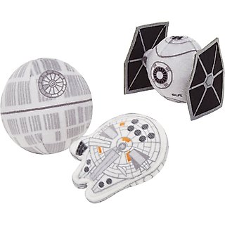 STAR WARS Galactic Empire Ships Plush Cat Toy with Catnip, 3 count slide 1 of 1