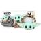 Show in main carousel: GMASON STAR WARS Mandalorian The Child In Cradle, Plush Flattie, & Plush Rope Squeaky Plush Dog Toys, 3 count slide 1 of 8