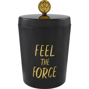 STAR WARS Melamine Dog & Cat Treat Jar, Black, 8 cup