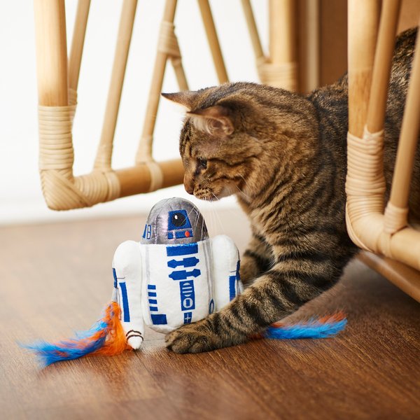 STAR WARS R2-D2 Plush Kicker Cat Toy with Catnip