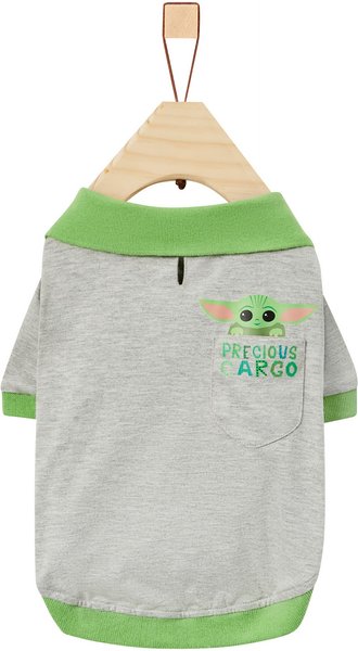 STAR WARS THE MANDALORIAN GROGU \"Precious Cargo\" Dog & Cat Polo