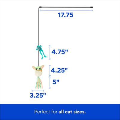 Show full view: STAR WARS THE MANDALORIAN GROGU Teaser Wand Cat Toy with Catnip slide 2 of 5