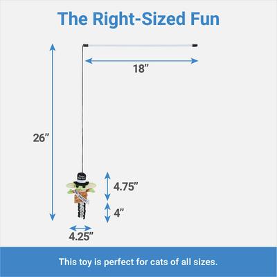 Show full view: STAR WARS THE MANDALORIAN'S THE CHILD New Years Eve Teaser Cat Toy, with Catnip slide 3 of 5