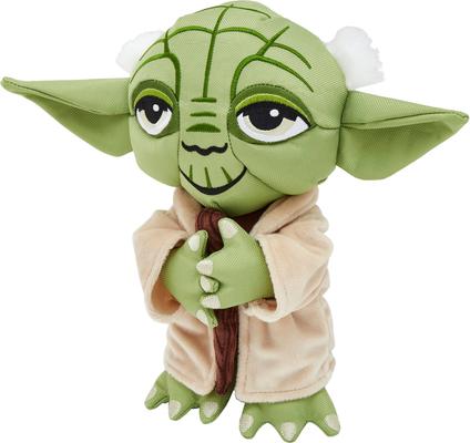 Show full view: STAR WARS YODA Ballistic Nylon Plush Squeaky Dog Toy slide 1 of 5