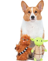 Fetch For Pets STAR WARS Yoda & Chewbacca Bobo Squeaky Plush Dog Toys, 9-in, 2 count slide 2 of 7