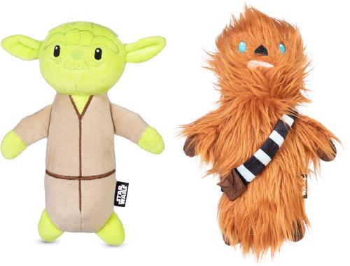 Show full view: Fetch For Pets STAR WARS Yoda & Chewbacca Bobo Squeaky Plush Dog Toys, 9-in, 2 count slide 3 of 7