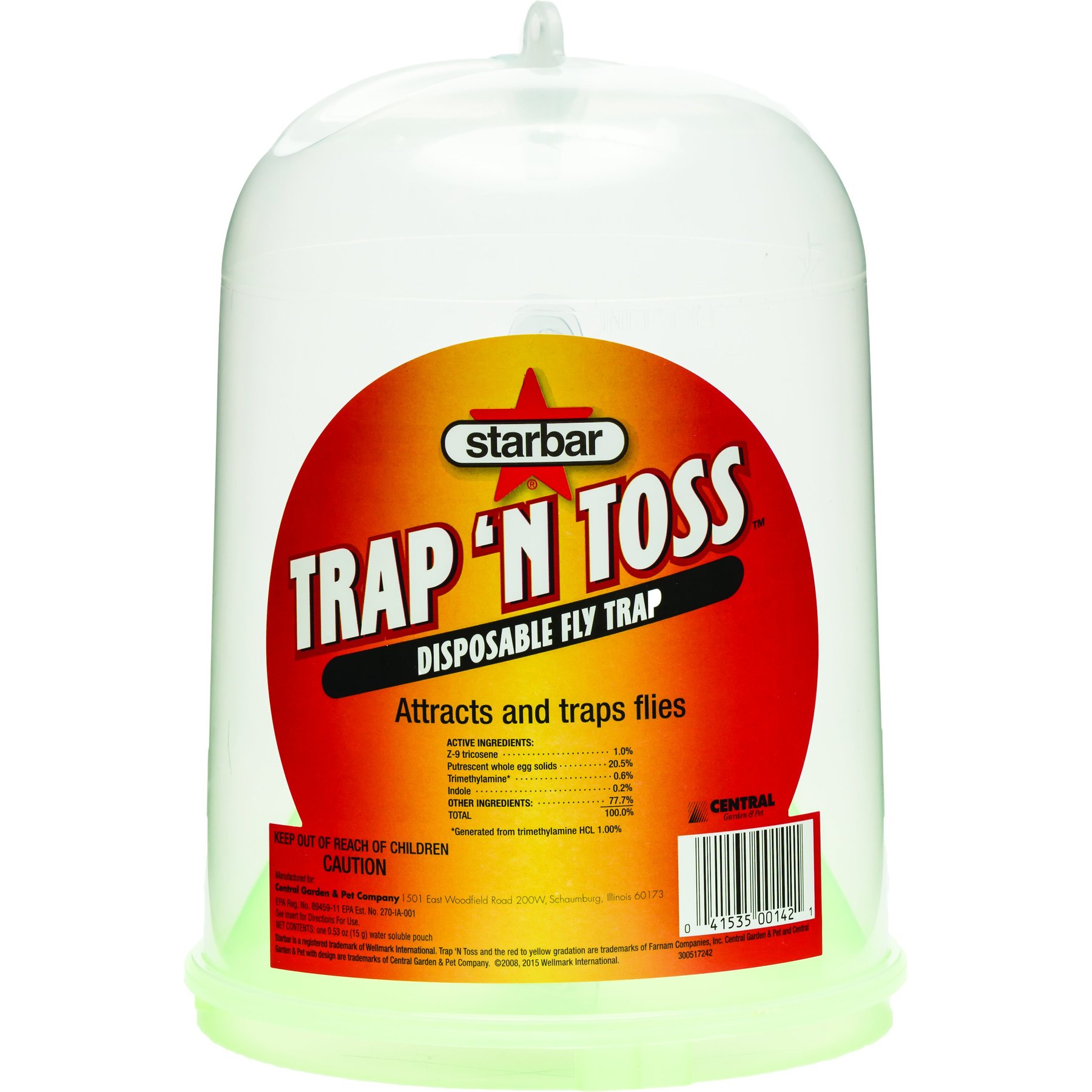 Starbar Trap 'N Toss Fly Trap, 2 count