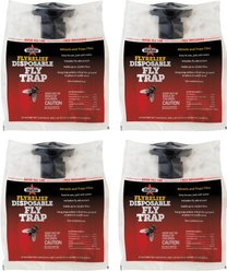 Starbar Water Activated Attractant Disposable Outdoor Livestock Fly Insect Control, 4 count