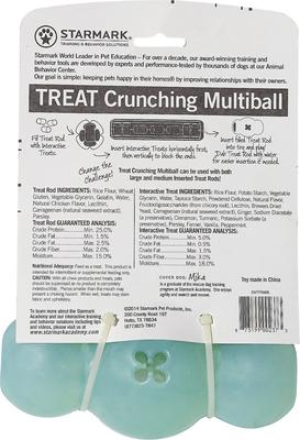 Show full view: Starmark Crunching Multiball Treat Dispensing Tough Dog Toy, Large slide 6 of 12